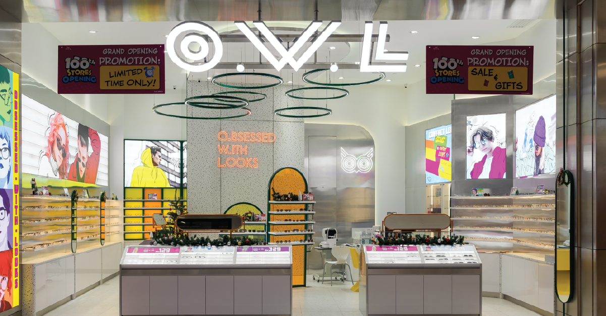 Owl eyewear leisure mall shop