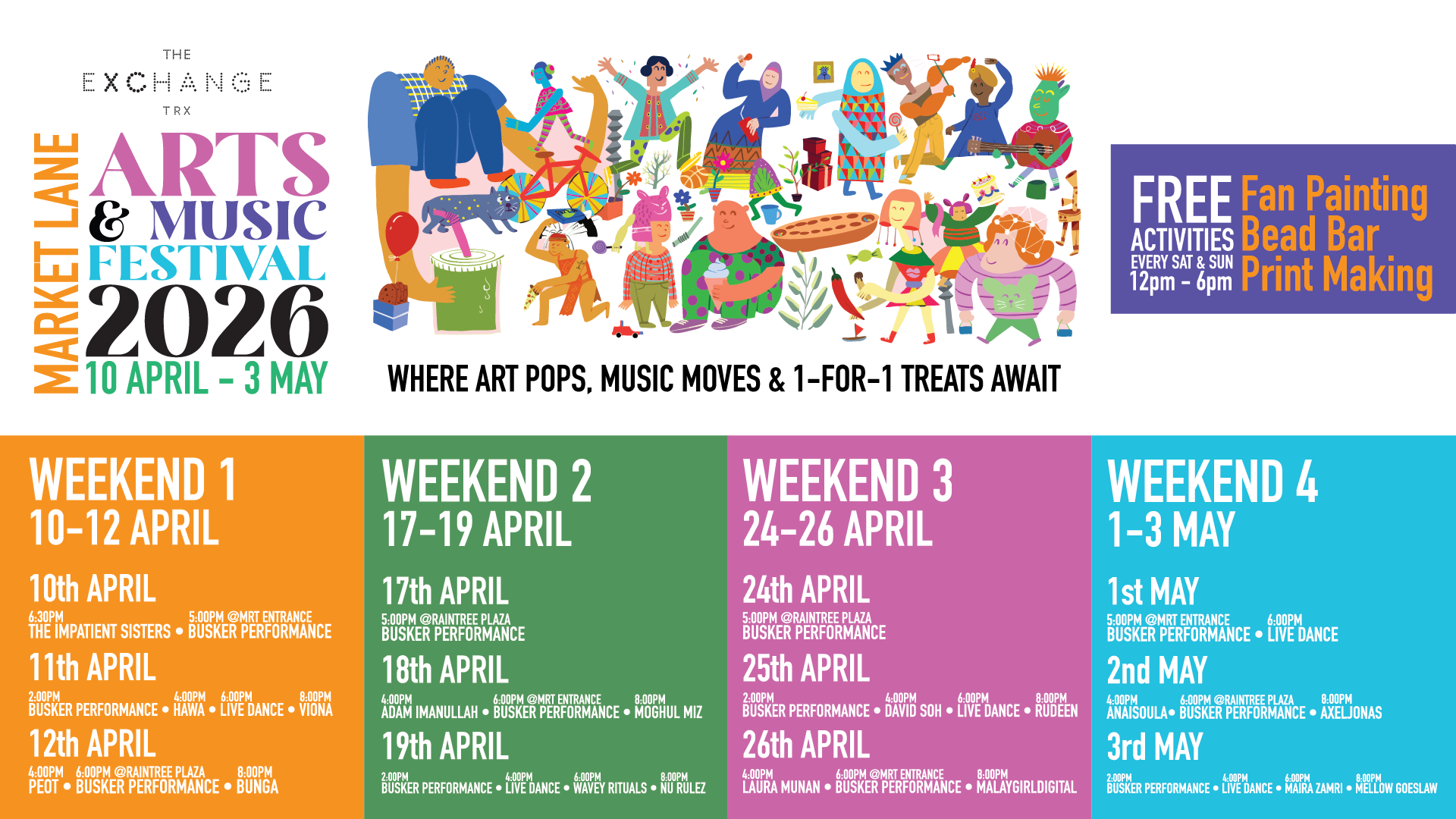 Arts & Music Festival Weekend Performances Image